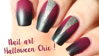 🎃 Un nail art chic pour Halloween [upl. by Lori]