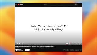 Install your Wacom One pen tablet – Mac [upl. by Stace801]