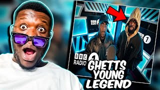 American Rapper Reacts To  Ghetts  Radio 1 Freestyle with Kenny Allstar Reaction [upl. by Glassman]