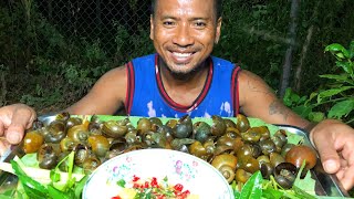 SIYEAN ASMR GIANT SNAIL ESCARGOT  FOOD THE BEST  EATING SOUNDS  No Talking [upl. by Bose]