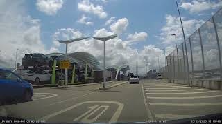 Santander Ferry Port Spain  Exit from Port onto Motorway [upl. by Leyla]