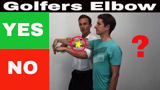 Golfers Elbow Diagnosis Test  Medial Epicondylitis  Elbow Assessment [upl. by Seaman]