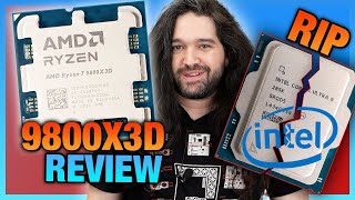 RIP Intel AMD Ryzen 7 9800X3D CPU Review amp Benchmarks vs 7800X3D 285K 14900K amp More [upl. by Tye]