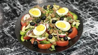 La vrai lauthentique salade niçoise 🥗 Deli Cuisine [upl. by Anib660]