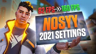 2021 Nosyy Settings BOOST your VALORANT FPS [upl. by Anaira]