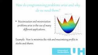 Nonlinear Optimization [upl. by Rolph739]