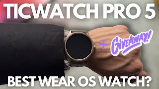 TicWatch Pro 5 Review  GIVEAWAY closed [upl. by Remled88]