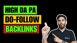 Dofollow Backlinks Sites List  High DA PA Backlinks [upl. by Netram]