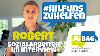 Sozialarbeiter Robert  über sein Arbeitsalltag mit Jugendlichen in Hoyerswerda [upl. by Divadnoj125]