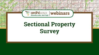 Ardhisasa Webinars  Sectional Property Survey [upl. by Natelson983]