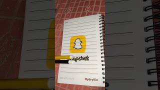 Drawing Snapchat logo drawing shortsfeed shorts [upl. by Neerhtak929]