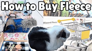 Three EASY DIY Fleece Items for GUINEA PIGS [upl. by Akinar]