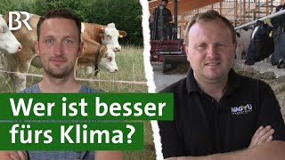 Kleinbauer gegen Großbauer Bio vs Konventionell  Was ist besser fürs Klima  Unser Land  BR [upl. by Llemert]