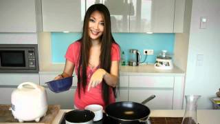 How to make steamed rice with rice cooker [upl. by Sabas441]