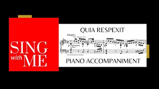 Quia respexit  Accompaniment  Magnificat BWV 243  Bach [upl. by Alenson273]