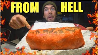 I WISH I NEVER TRIED THIS The SPICIEST BURRITO CHALLENGE Fiery Laxative  Joel Hansen [upl. by Nivets]