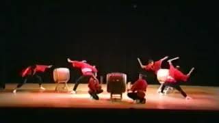 Miyake Daiko 1987  Japan Societys Taiko Celebration with Kodo amp Soh Daiko [upl. by Omora]