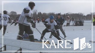 US Pond Hockey Championships are a Minnesota tradition but players come from around the world [upl. by Nale]