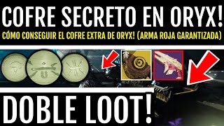 COFRE SECRETO EXTRA de ORYX DOBLE LOOT  Guía y Localización de los 9 Simbolos  Destiny 2 [upl. by Sara-Ann750]