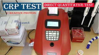 CRP Test Procedure ।। Direct Quantitative Test Procedure in Mispa i2 Protein Analyzer [upl. by Murdocca]