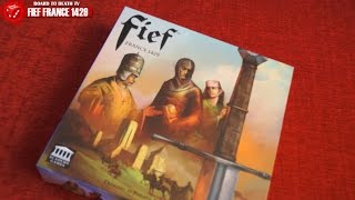 Fief Board Game Video Review [upl. by Hailed538]