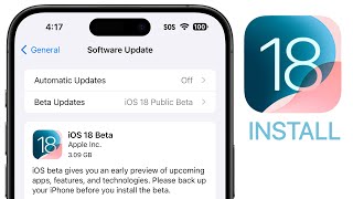 iOS 18 Public Beta Released  How to Install [upl. by Puett]