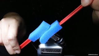 Rough ASMR Sponges on Sponges Microphone Brushing [upl. by Aiciram]