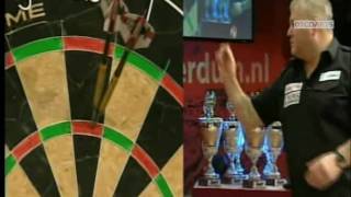 Darryl Fittons 9 darter at the Zuiderduin Masters 2009 [upl. by Aralk904]