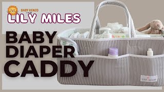 ⭐ Lily Miles Baby Diaper Caddy ⭐ Review [upl. by Eita]