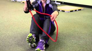 How to Slim Down Your Stomach With Resistance Bands [upl. by Cul]