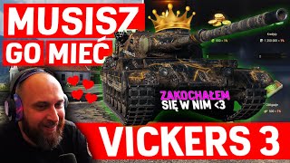 Vickers 3 ➜ POTWÓR w KTÓRYM SIĘ ZAKOCHAŁEM  MUSISZ GO MIEĆ [upl. by Llenol]