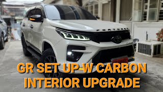 FORTUNER GRS SET UP W CARBON INTERIOR UPGRADE [upl. by Brass]