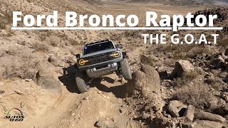 2022 Ford Bronco Raptor 1st look offroading in Johnson Valley California [upl. by Engamrahc]