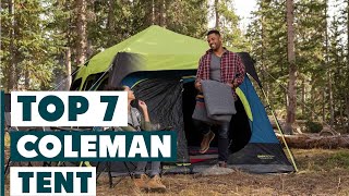 Top 7 Coleman Tents for Your Next Outdoor Adventure [upl. by Oilasor638]