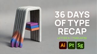 36 Days of type with Substance 3D Stager [upl. by Aisiat]