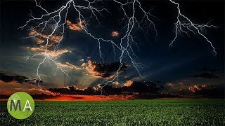 ⛈ Heavy Thunderstorm Sounds for Sleeping to Howling Wind Rain Sounds for Relaxation [upl. by Airamat]