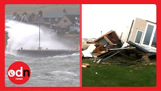 Storm Arwen Brings DEATH and CARNAGE to UK Shores [upl. by Eicrad]