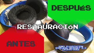 RESTAURACIÓN Y REPARACIÓN DE AURICULARES PLAYSTATION WIRELESS HEADSET 20 CECHYA0083 [upl. by Eatnoid]