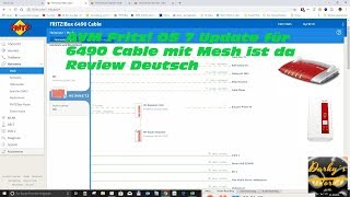 AVM FRITZOS 7 Update für 6490 Cable mit Mesh ist da Review Deutsch [upl. by Caspar]