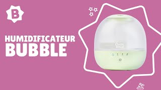 Humidificateur dair bébé Bubble Badabulle Version FR [upl. by Ysnat800]