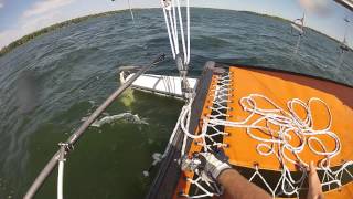 How to Tack the Hobie 16 [upl. by Carson33]