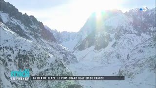 Le Montenvers un train à crémaillère pour la mer de glace [upl. by Adehsor]