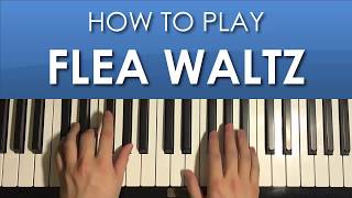 HOW TO PLAY  Flea Waltz Flohwalzer Piano Tutorial Lesson [upl. by Niaz]