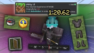 MCPE PVP Client Utility UI Resource Pack for 12062  MCBE Pack That Overall Makes Gameplay Better [upl. by Naugan]