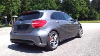 Mercedes A45 AMG Start Up Acceleration 0100 Sound [upl. by Eikceb261]