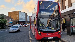 FRV  LONDON BUS 372 LAKESIDE  HORNCHURCH TOWN CENTRE YX19OMG 11080 [upl. by Avitzur]