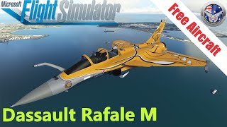 Freeware Aircraft  Dassault Rafale M  FlightReview  Microsoft Flight Simulator 2020 [upl. by Sverre905]