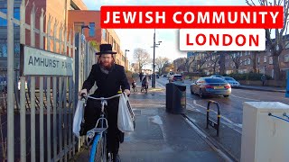 Hasidic Jewish Community in London  Europes Largest Jewish Community  Walking Tour 4K [upl. by Ecirum291]