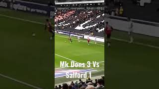 Mk Dons 3 Salford 1 090324 [upl. by Kore]