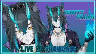 SHOWCASE JEHUTY OKAMI Live2d Vtuber  ZeritalVT [upl. by Akcinehs]